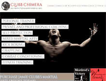 Tablet Screenshot of clubbchimera.com